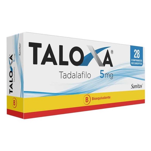 TALOXA 5 MG X 28 COMPRIMIDOS RECUBIERTOS (TADALAFILO)