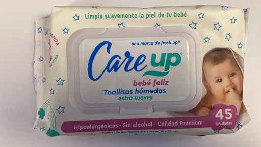 CARE UP TOALLITAS HUMEDAS X 45 UNID