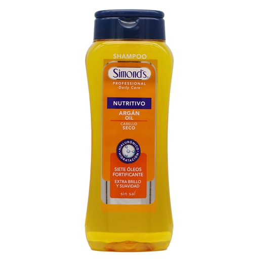 SIMONDS SHAMPOO NUTRITIVO ARGAN OIL X 410 ML