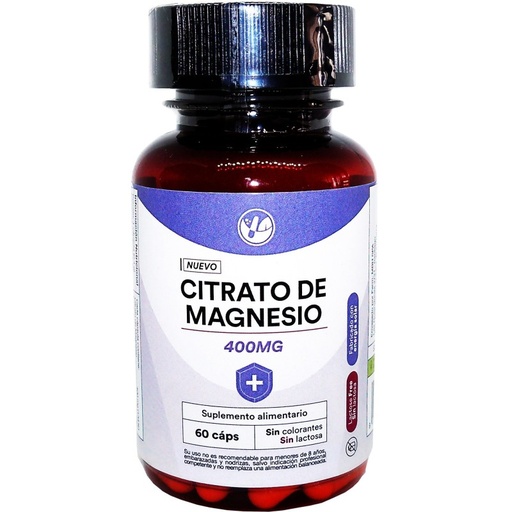 CITRATO DE MAGNESIO 400 MG X 60 CAPSULAS MBH SPA (NAT)