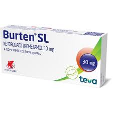 BURTEN SL 30 MG X 4 COMP (KETOROLACO)
