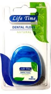 LIFE TIME DENTAL FLOSS NATURAL HILO DENTAL  X 50 MTS