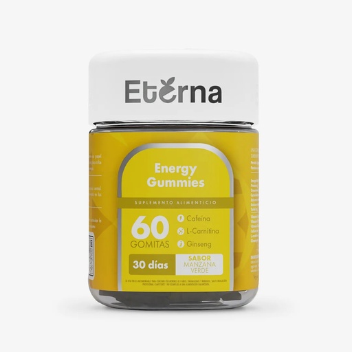 ETERNA ENERGY GUMMIES X 60 GOMITAS (CAFEINA/L-CARNITINA/GINSENG)