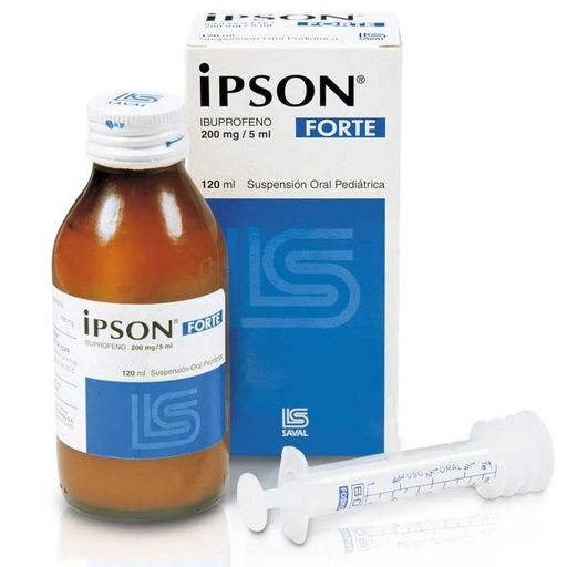 IPSON FORTE SUSP 200 MG/ 5 ML X 120 ML (IBUPROFENO)***
