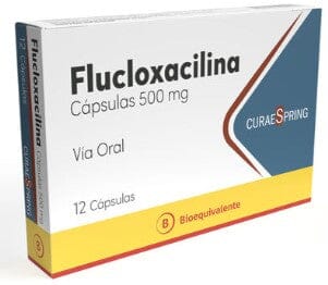 FLUCLOXACILINA 500 MG CURAESPRING X 12 CAP (GENER)(PTM)