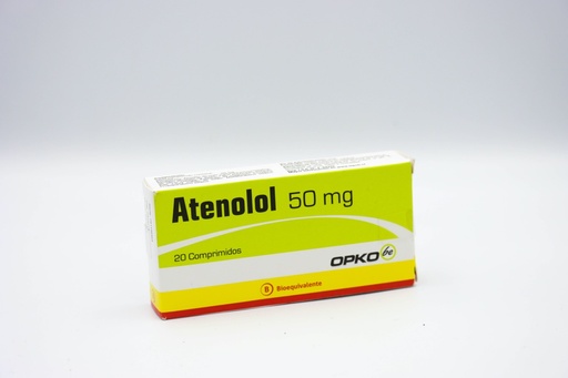 ATENOLOL  50 MG OPKO X 20 COMP (GENER)(PTM)