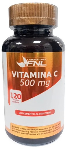 VITAMINA C 500 MG X 120 CÁPSULAS FNL (NAT)