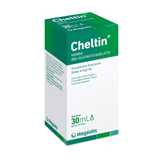 CHELTIN GOTAS 6 MG/ML X 30 ML (GLICINATO FERROSO)***