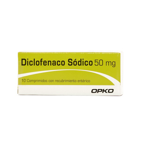 DICLOFENACO 50 MG OPKO X 10 COMP (GENER)