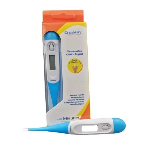 CRANBERRY TERMOMETRO DIGITAL PUNTA FLEXIBLE (ORTOPEDIA)