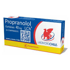 PROPRANOLOL 40 MG LCH X 20 COMP (GENER) (PTM)