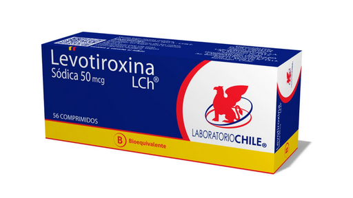 LEVOTIROXINA  50 MCG LCH X 56 COMP (GENER)