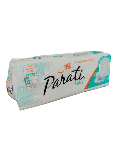PARATI  TOALLA BASICA SIN ALAS X 8 UNID