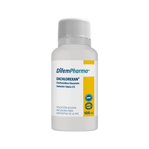 DICHLOREXAN 2% SOLUCION X 125 ML DIFEM (CLORHEXIDINA)