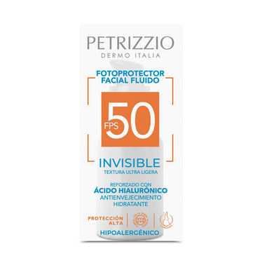 PETRIZZIO FOTOPROTECTOR FACIAL 50 FPS INVISIBLE X 40 ML