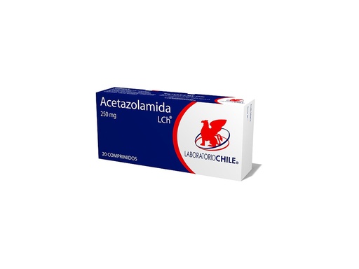 ACETAZOLAMIDA 250 MG LCH X 20 COMP (GENER) (PTM)