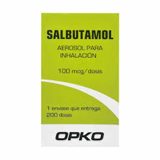 SALBUTAMOL 100 MCG/DOSIS INHAL OPKO X 200 DOSIS (PTM)