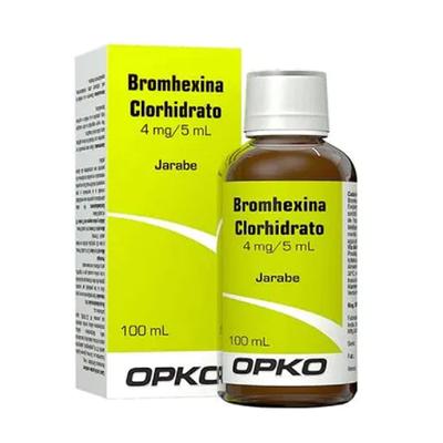 BROMHEXINA JARABE INFANTIL 4 MG/5 ML X 100 ML OPKO (GENER) (copiar)
