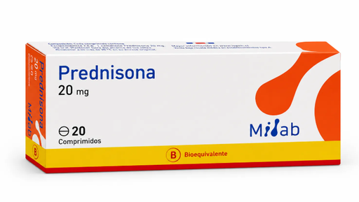 PREDNISONA  20 MG MILAB X 20 COMP (GENER) (PTM)