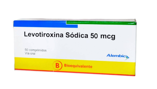 LEVOTIROXINA 50 MCG X 50 COMP ALEMBIC