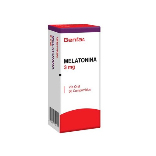 MELATONINA 3 MG  GENFAR X 30 CAPS (GENER)
